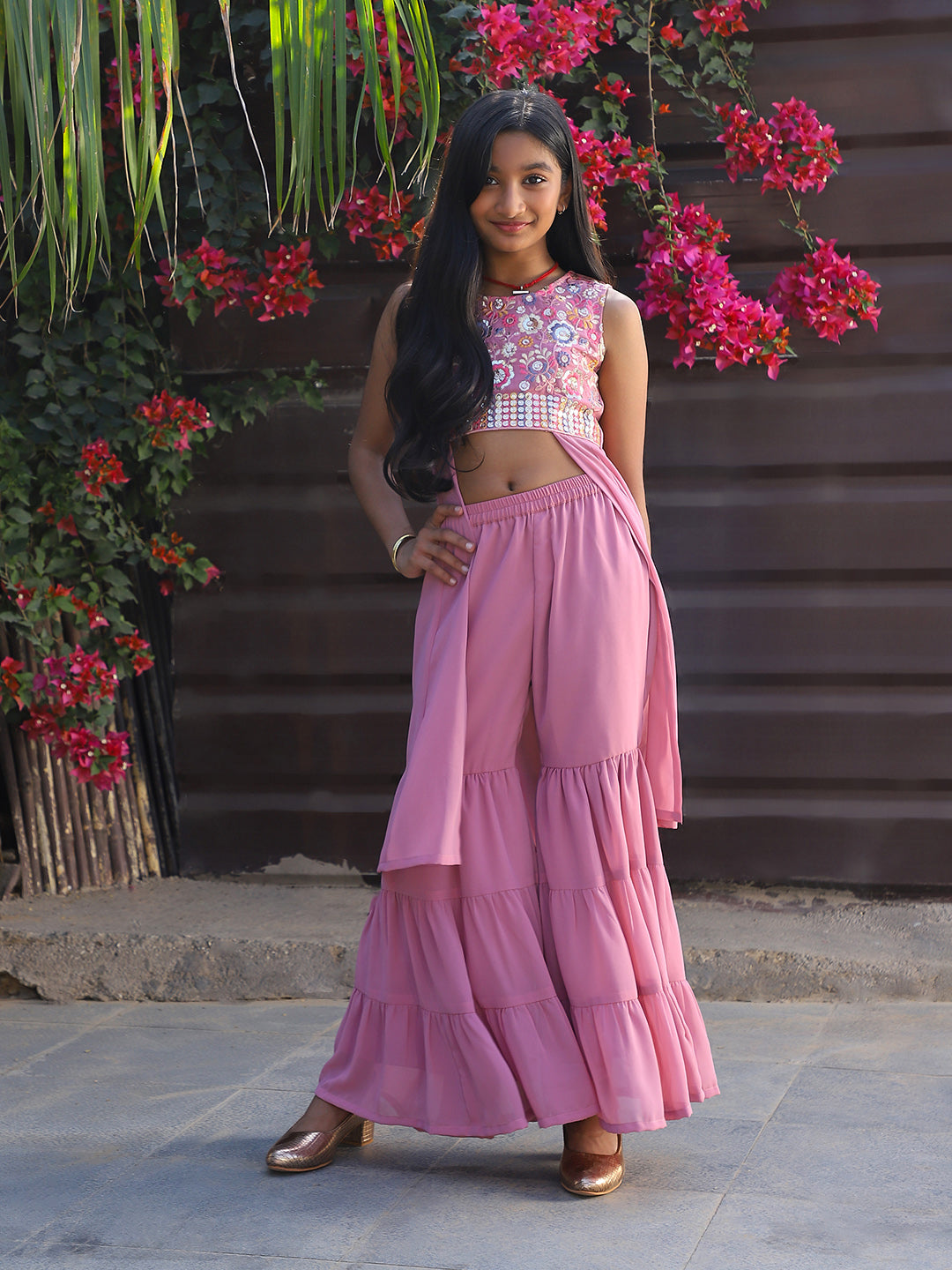 Pink Sequinned Clothing Set – wholesale-aks