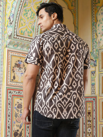 Multicolor Ethnic Motifs Shirt