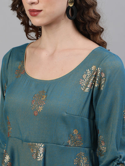 Blue Printed Tunic