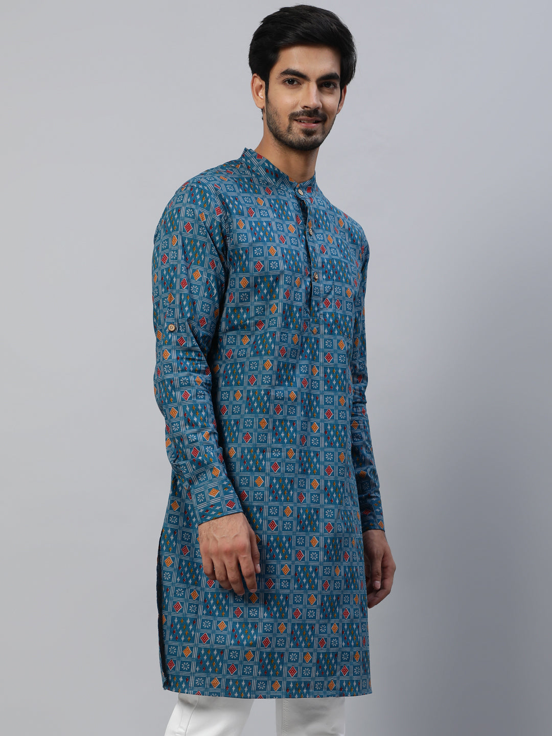 Blue Indian Long Kurta