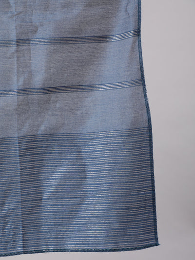 Brown Embroidered Kurta Pant With Dupatta