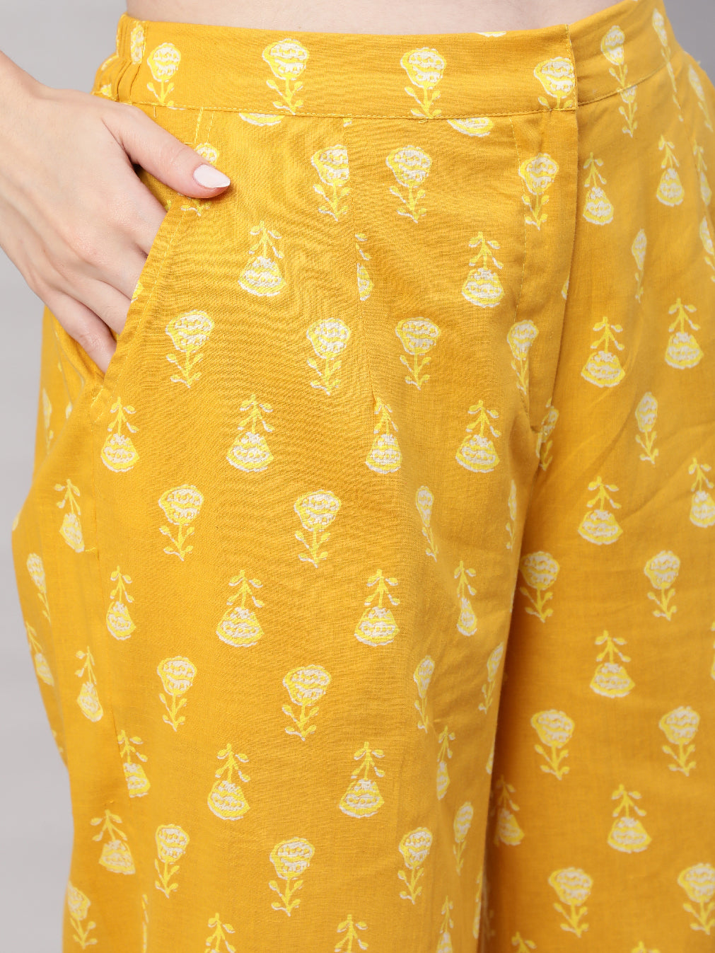 Mustard Floral Print Co-ord Set